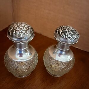 Vintage Avon Perfume Bottles “ Birds of Paradise “ Set of 2. Elegant Decor.